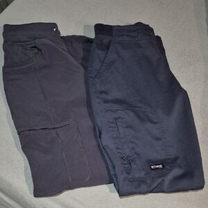 Women's Black Scrub Pants Xxs